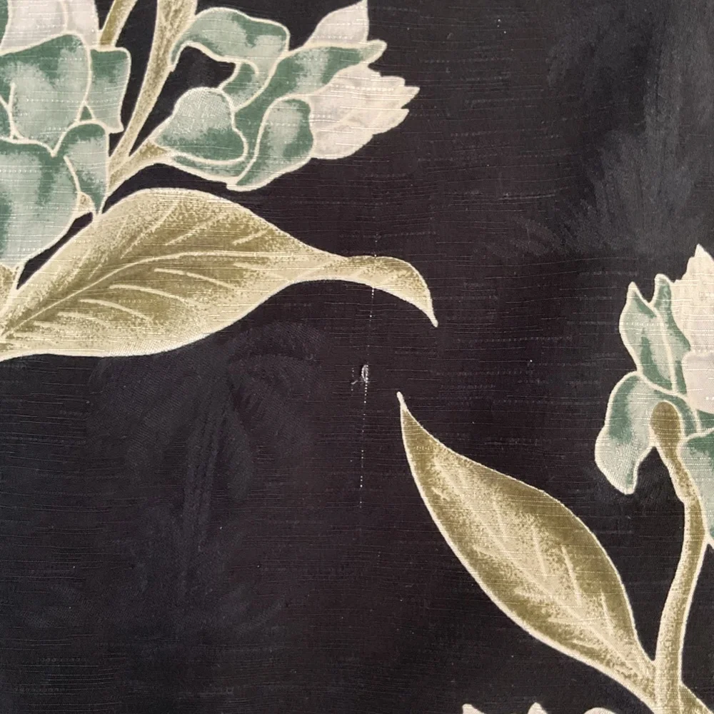 Tommy Bahama Black Floral Hawaiian Shirt - Picture 6 of 7